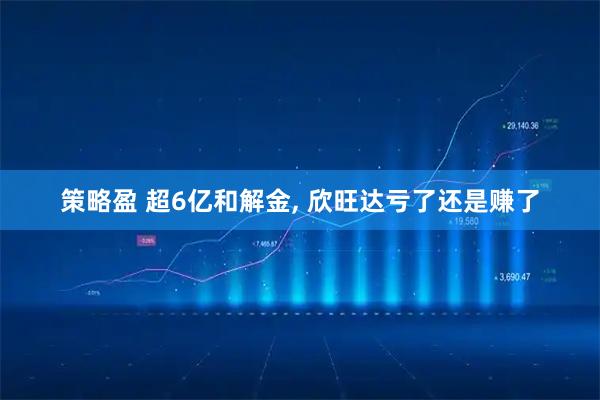 策略盈 超6亿和解金, 欣旺达亏了还是赚了